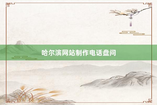 哈尔滨网站制作电话盘问